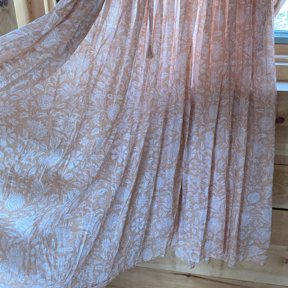 Kyra Maxi Dress in Apricot Blush - Picture 3 of 10